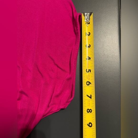 Express Dolman Ruched Hot Pink Blouse Sz XS - Picture 11 of 12
